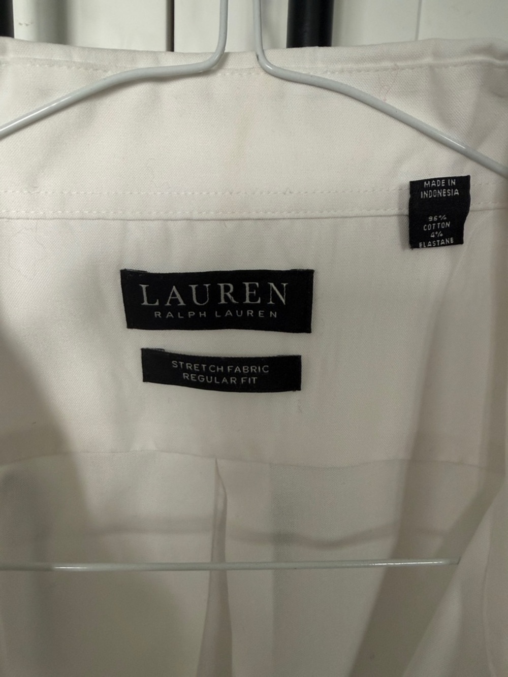 Lauren Ralph Lauren Men's Off-White Dress Shirt - Picture 2 of 4